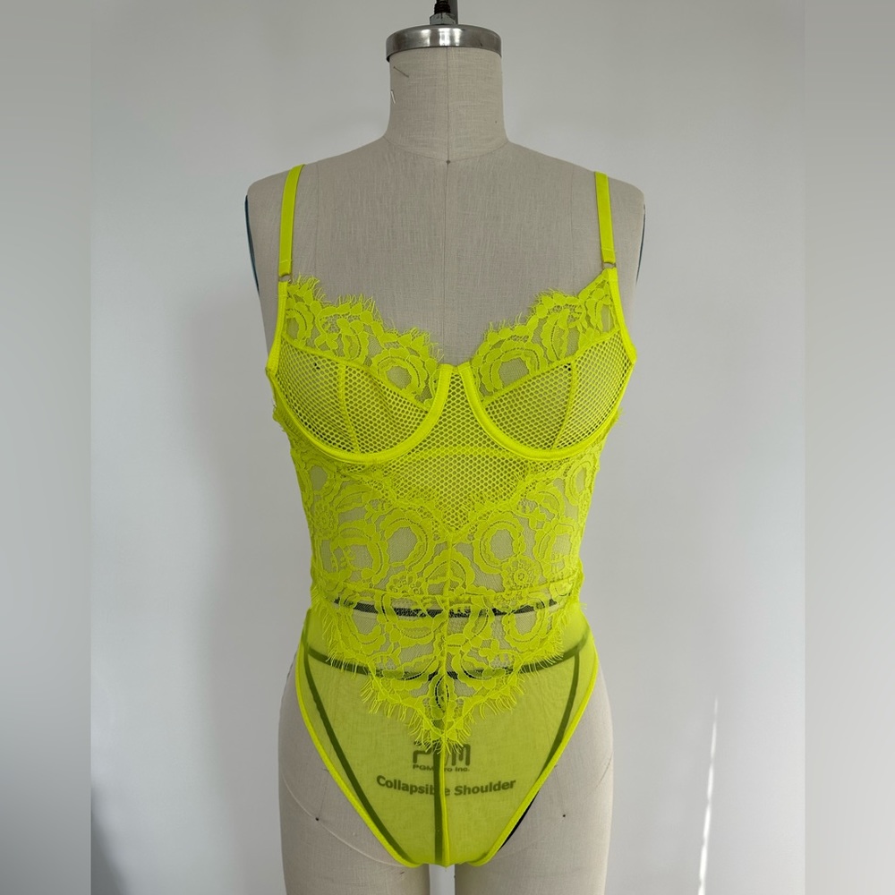House of Cb Nadia bodysuit neon